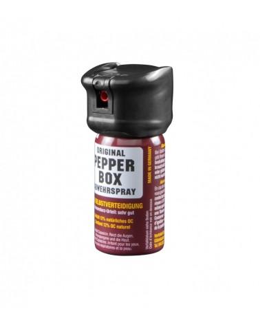 SPRAY AU POIVRE PEPPER-BOX 40 ML AVEC BRUME (BOUCHON RABATTABLE)