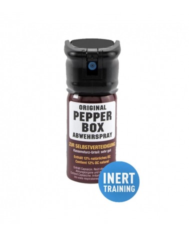 PEPPER-BOX TRAINING (SPRAY TEST AVEC DE L'EAU) 40 ML AVEC FLIP TOP (BRUME)