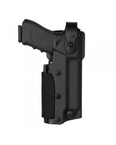 Holster droitier Zoom VKZ804 noir pour GLOCK 17/18/19/22/23 avec lampe/laser