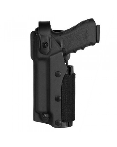 copy of Holster droitier Zoom VKZ804 noir pour GLOCK 17/18/19/22/23 avec lampe/laser