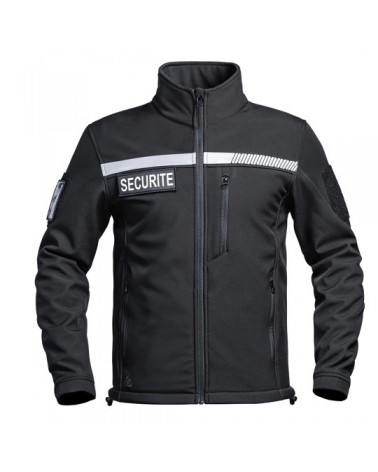 Veste Softshell SÉCU-ONE HV-TAPE Sécurité noir