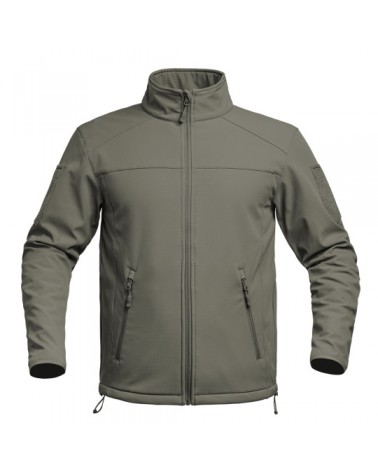 Veste Softshell FIGHTER (noir-bleu-vert-tan)