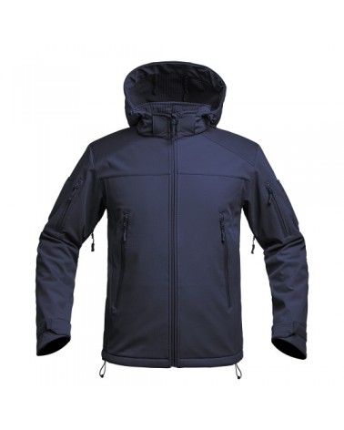 Veste Softshell V2 FIGHTER (noir-bleu-vert-tan)