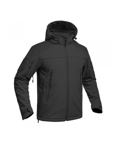 Veste Softshell V2 FIGHTER (noir-bleu-vert-tan)