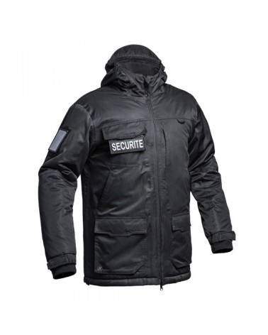 Parka Hardshell SÉCU-ONE WF 150 flap Sécurité noir