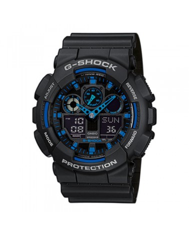 Montre G-Shock GA-100 noir/bleu