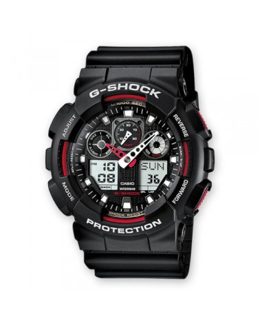 Montre G-Shock GA-100 noir/rouge