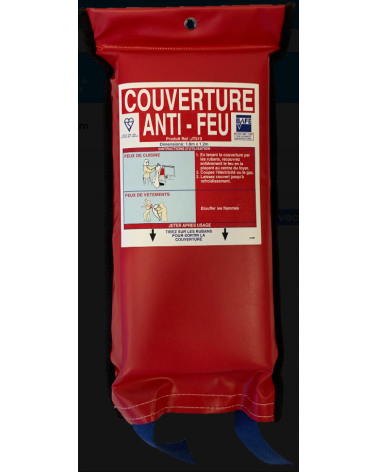 Couverture Anti-Feu avec pochette souple 1.8x1.2m